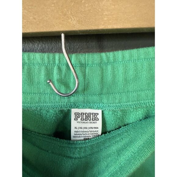 Pink by Victoria Secret Womens Green Jogger Sweatpants Sie XL - Picture 3 of 3